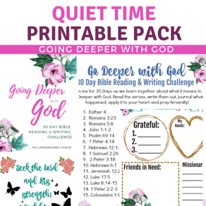 Quiet Time Printable Pack