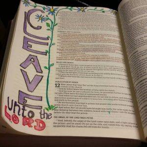 Examples of Bible Journaling Art