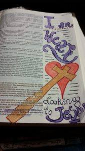 Examples of Bible Journaling Art