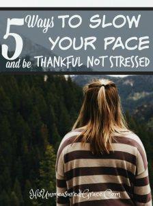 5 Reasons to Be Thankful NOT Stressed