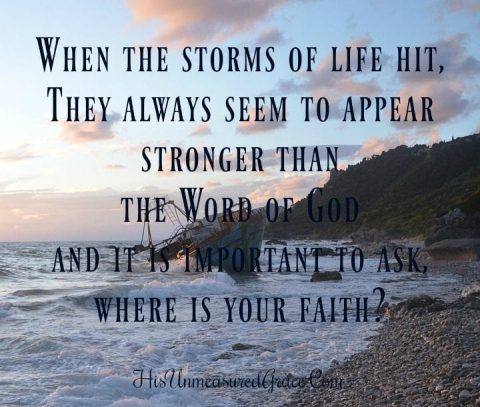 Growing Strong Faith in the Storms of Life