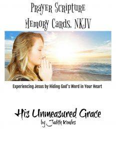 Prayer Scripture Memory Cards