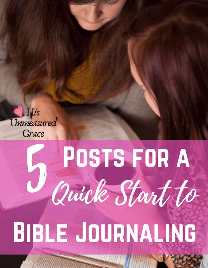 5 Posts for a Quick Start to Bible Journaling