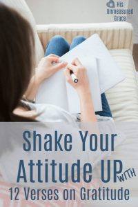 Shake Your Attitude Up with 12 Verses on Gratitude