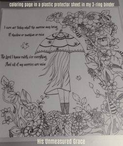 How To Create Journaling Art Using Coloring Pages