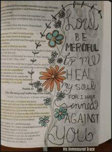 Simple Flowers for Bible Journaling