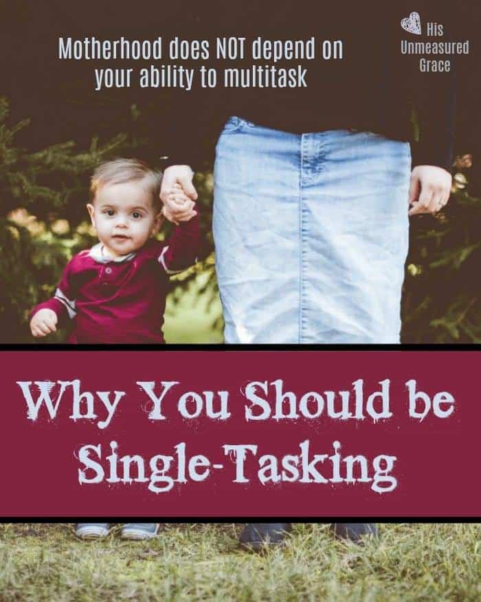 Why You Should be Single-Tasking