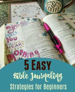 5 Easy Bible Journaling Strategies for Beginners