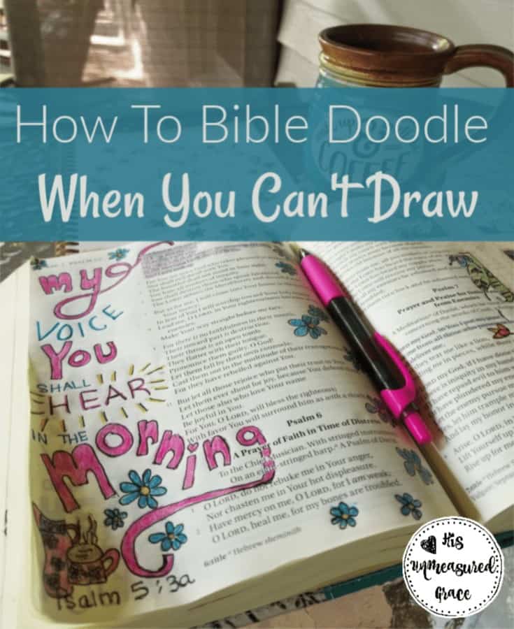 How To Bible Doodle When You Can't Draw