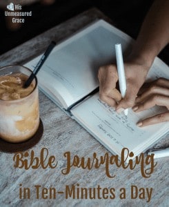 Bible Journaling in ten-Minutes a Day