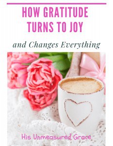 How Gratitude Turns to Joy