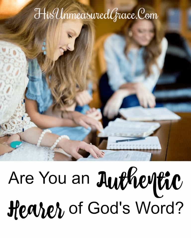 Are You an Authentic Hearer of God's Word?