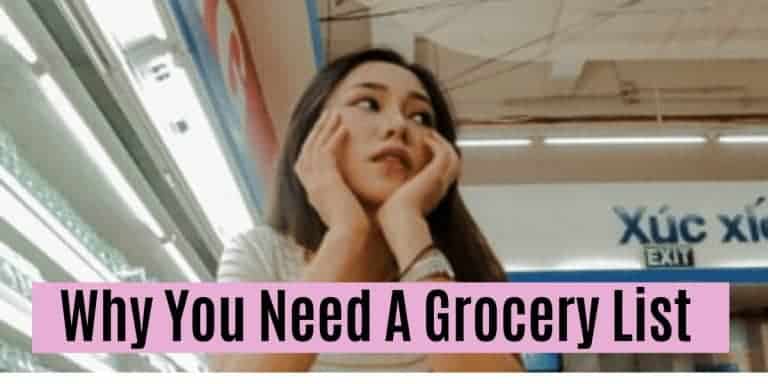 Why You Need A Grocery List