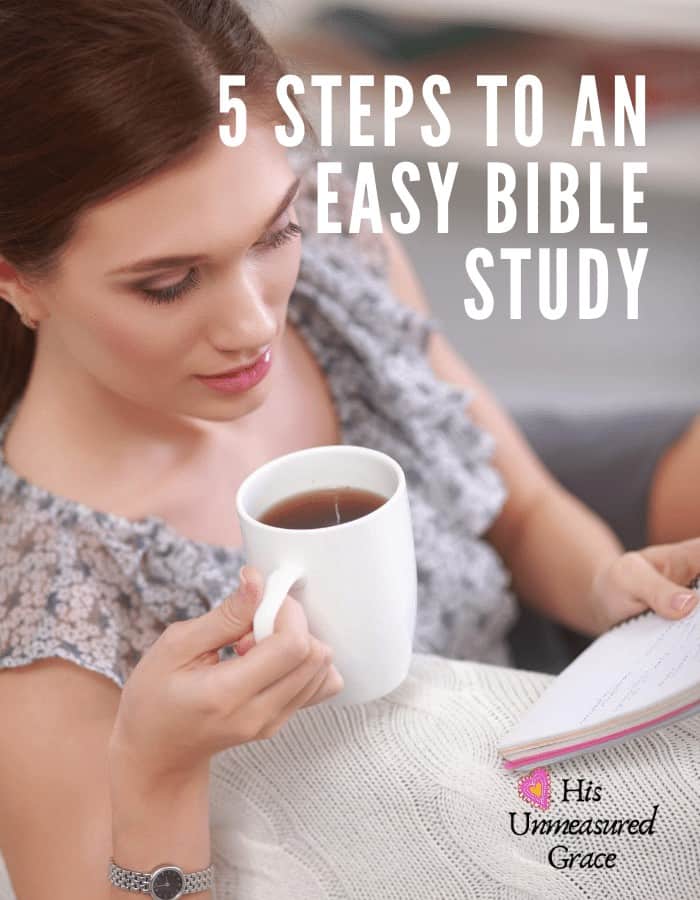 5 Steps to an Easy Bible Study