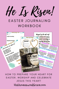He Is Risen Easter Journaling Workbook
