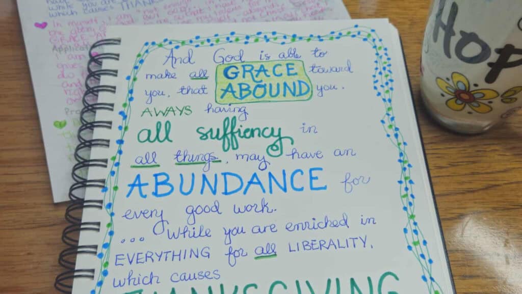 Simple Bible Journaling When Time is Limited