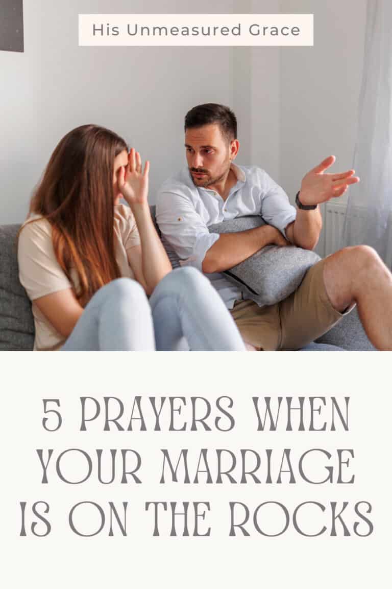Marriage On Rocks 5 Prayers When Your Marriage is on the Rocks - His Unmeasured Grace