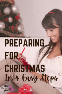 Perparing for Christmas in 4 Easy Steps