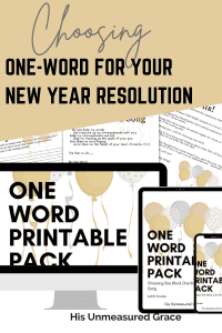 Choosing One-Word for Your New Year Resolution