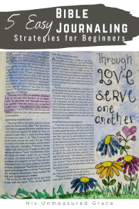 5 Easy Bible Journaling Strategies for Beginners