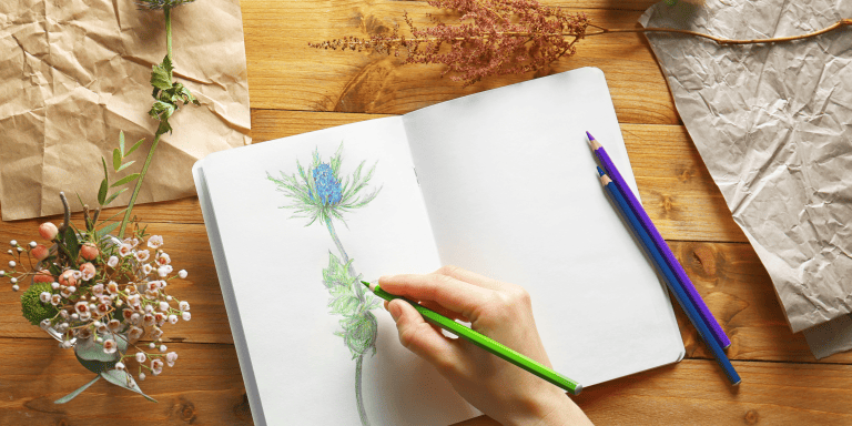 How To Create Simple Flowers For Bible Journaling