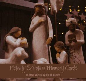 Nativity Scripture Memory Cards